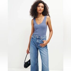 New Reformation Ran Cotton Sweater Tank Sz S MSRP:$98 Firm price